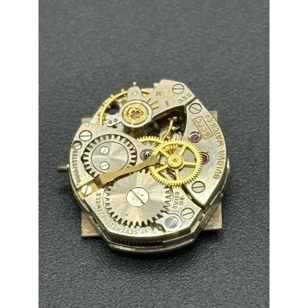 Bulova Ladies Watch Movement 6CFC Free Balance As-Is D15